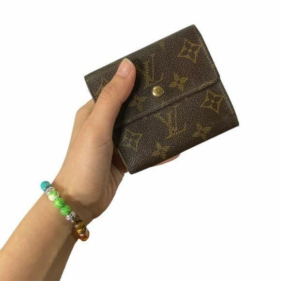 Authentic Louis Vuitton Wallet Portefeiulle Elise Trifold LV Vintage - Picture 6 of 12